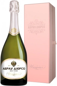 Игристое вино Брют Розе, Абрау-Дюрсо Империал, 0.75 л (п/у)