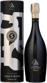 Шампанское Grand Cru Brut Millesime, Soutiran, AOC, 2018, 0.75 л (п/у)