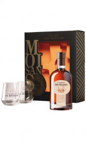 Коньяк Moisans VSOP,gift set with 2 glasses, Distillerie des Moisans