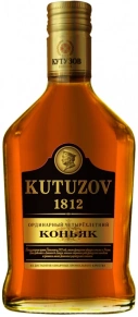 Коньяк Kutuzov, 4 stars, 4 года, 0.25 л