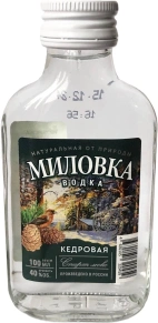 Водка Кедровая, Миловка, 0.1 л