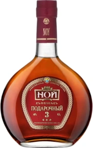 Коньяк Подарочный, Ной, 3 zvezdy, 3 года, 0.5 л
