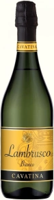 Игристое вино Lambrusco Bianco dell'Emilia, Cavatina, IGT, 0.75 л