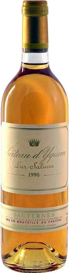 Вино Chateau d'Yquem, AOC, 1990, 0.75 л