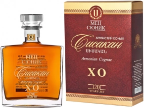 Коньяк Сисакан, Мец Сюник, XO, 20 лет, 0.5 л (п/у)