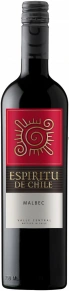 Вино Malbec, Espiritu de Chile, DO, 0.75 л