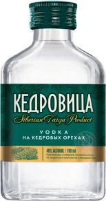 Водка На кедровых орехах, Кедровица, 0.1 л