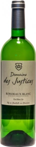 Вино Blanc, Domaine des Justices, AOC, 2016, 0.75 л