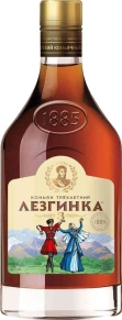 Коньяк Лезгинка, 3 zvezdy, 3 года, 0.25 л