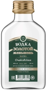 Водка Золотой Женьшень, Очаковская, 0.1 л