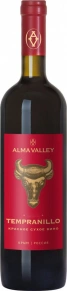 Вино Tempranillo, Alma Valley, 2023, 0.75 л