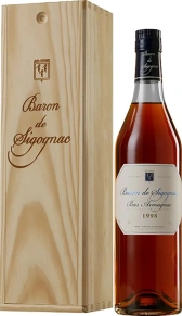 Арманьяк Baron de Sigognac, не менее 22 года, 0.7 л (п/у)