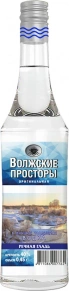 Водка Оригинальная, Волжские Просторы, 0.45 л