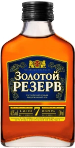 Коньяк Золотой Резерв, KV, 7 лет, 0.1 л