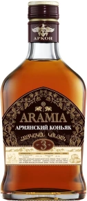 Коньяк Aramia, 3 zvezdy, 3 года, 0.25 л