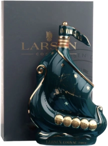 Коньяк Viking Ship, Ocean Green, Larsen, 4 года, 0.7 л (п/у)