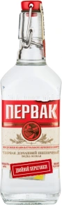 Водка Домашний Пшеничный двойной перегонки, Первак, 0.5 л