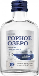 Водка Горное озеро, Глазовский ЛВЗ, 0.1 л