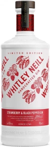 Джин Strawberry & Black Pepper, Whitley Neill, 0.7 л