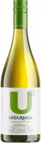 Вино Chardonnay, Undurraga, DO, 2023, 0.75 л