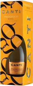 Игристое вино Prosecco, Canti, 2017, 0.75 л (п/у)