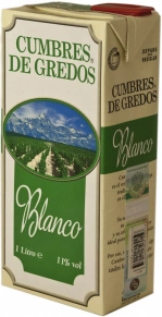 Вино Blanco Dry, Cumbres de Gredos, 1 л