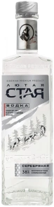 Водка Серебряная, Лютая Стая, 0.5 л
