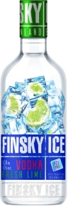 Водка Fresh Lime, Finsky Ice, 0.5 л
