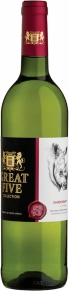 Вино Chardonnay, Great Five, 2024, 0.75 л