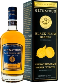 Бренди Black Plum, Getnatoun, 5 лет, 0.5 л (п/у)
