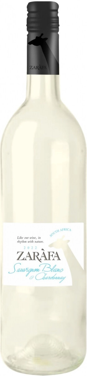Вино Sauvignon Blanc & Chardonnay, Zarafa, 2022, 0.75 л