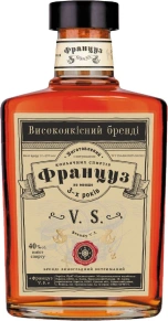 Бренди Француз, VS, не менее 3 года, 0.25 л